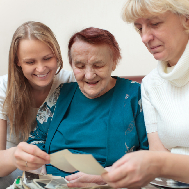 I'm the Executor. What happens next? Daughter and grand-daughter consoling grandma after grandpa's death, three generations of women dealing with the death of a loved one